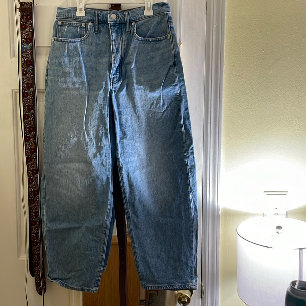 Madewell Balloon Jeans- Cropped